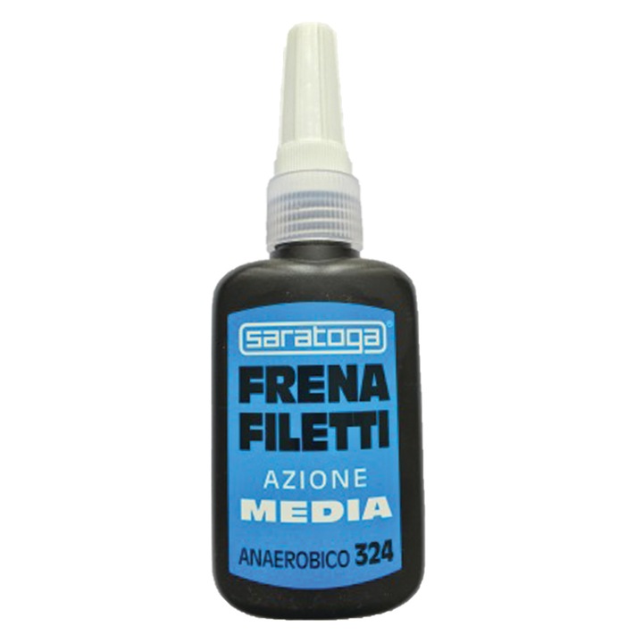 Solutie blocare suruburi, rulmenti, bucse, piulite si componente filetate, actiune medie 50ml, Saratoga