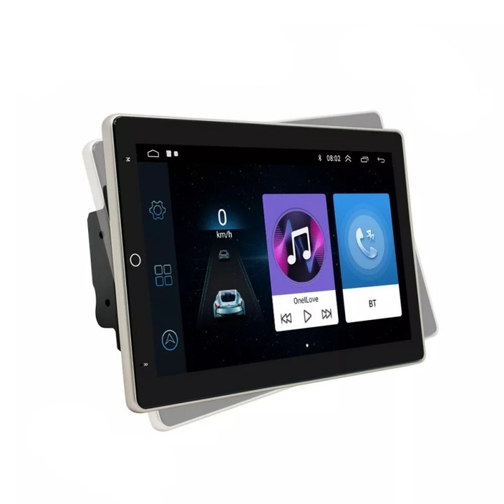 Мултимедия с навигация ZT, УНИВЕРСАЛНА НАВИГАЦИЯ ДВОЕН ДИН С ВЪРТЯЩ СЕ ЕКРАН 10.1“, Android, 8+4+64, 9500