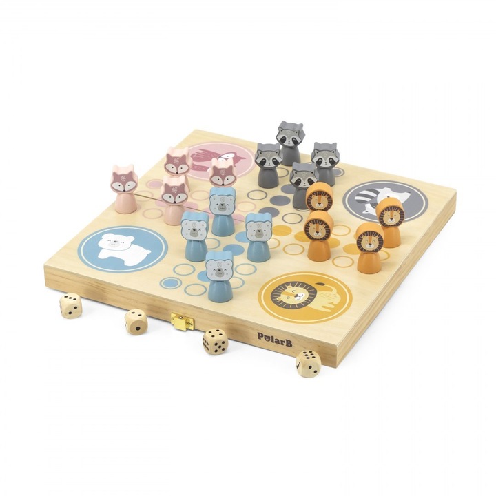 Ludo játék, Viga, +3 év, Multicolor