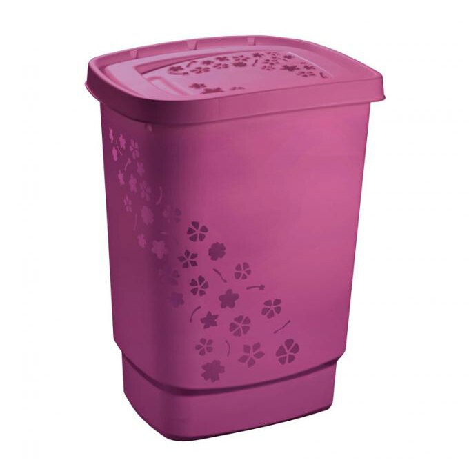 Cos de rufe Flowers Rotho, 55 l, pink