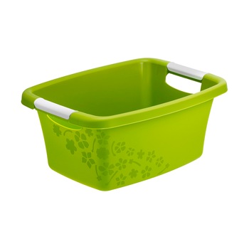 Lighean plastic Rotho, 12 l, verde flowers Lighean plastic Rotho, 12 l, verde flowers