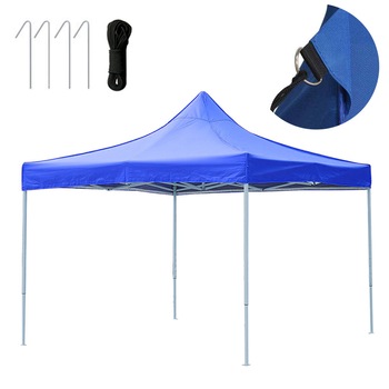 Pavilion pliant Timeless Tools cu cadru metalic, 2,9 x 2,9 m, Albastru Pavilion pliant Timeless Tools cu cadru metalic, 2,9 x 2,9 m, Albastru