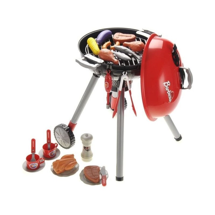 Gratar de jucarie, Cu accesorii, +3 ani, Multicolor