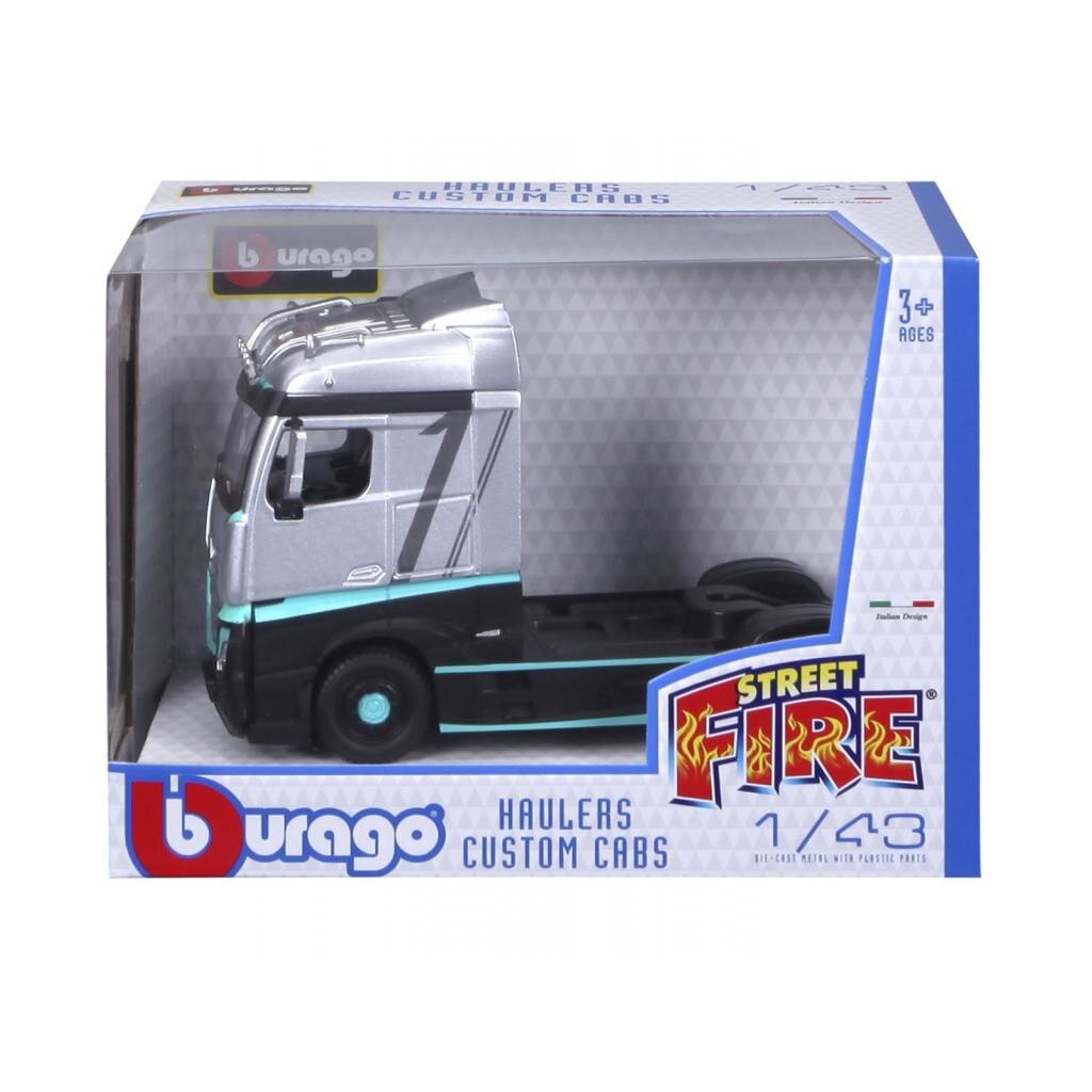 Bburago - Bburago 1 /43 Street fire - tréler + 1 Jaguár