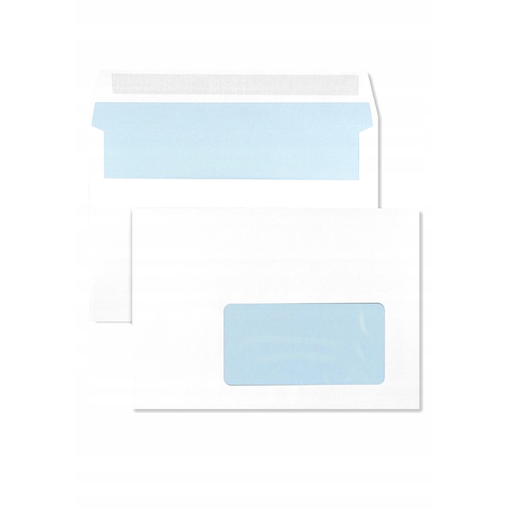 Levélboríték C6 boríték SK jobb ablak fehér - 1000 db