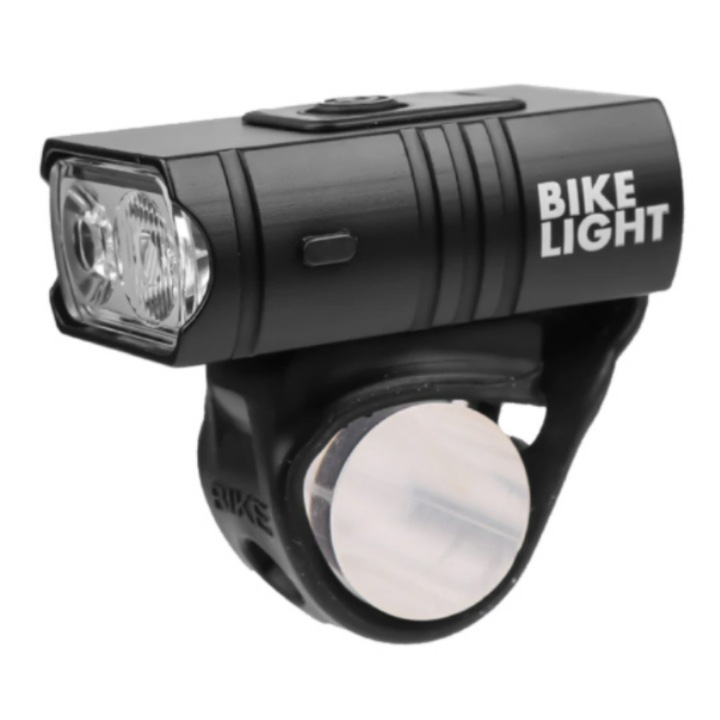 Far LED bicicleta BIKE-0027, 800 lm, Negru