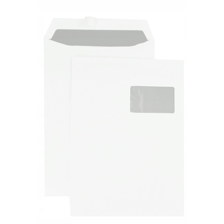 Levélborítékok C4 HK jobb ablak fehér - 250 db