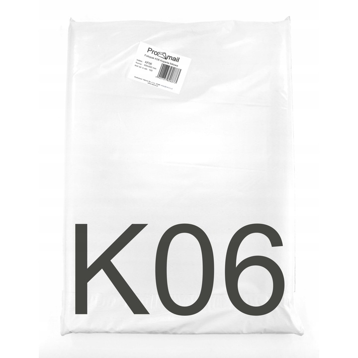 Комплект 100 чанти-пликове, Netuno, K06, 40x50см, пластмаса, бял