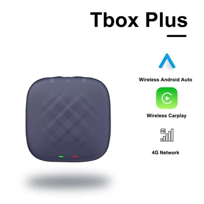 Външен автомобилен медиен плейър, CarlinKit, T-Box Plus, Android 11, 4G ...