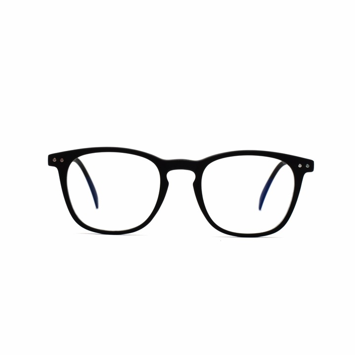 Защитни очила за компютър, Antireflective, Essilor®, William UVAllBlue™, Muunel®, блокиране на синя светлина, за игри, PC, игри, TV, за мъже, черна рамка, квадрат, диоптър -5.00