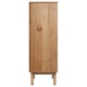 vidaXL OTTA barna és fehér tömör fenyőfa magasszekrény 85x43x125 cm 351308