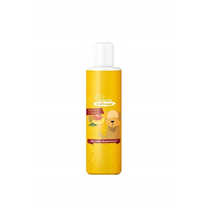 Sampon pentru caini, Overzoo, Ph neutru, Mango, 200 ml