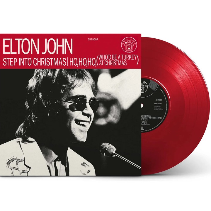 Elton John - Step Into Christmas / Ho, Ho, Ho (Who’d Be A Turkey At Christmas) - Red Vinyl