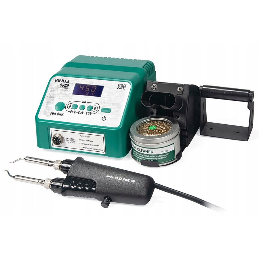 Statie de lipit cu pensete termice, Yihua 938D, 75 W - eMAG.ro