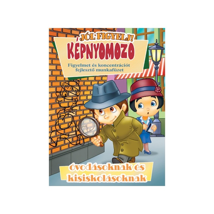 Foglalkoztató füzet, képnyomozó