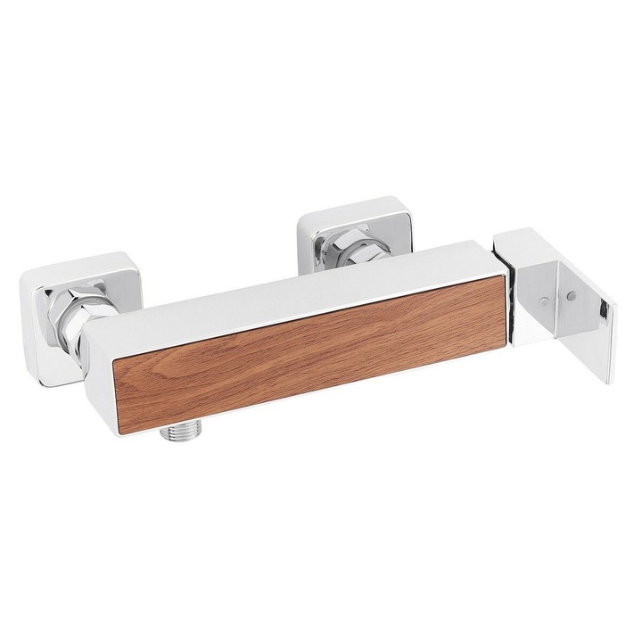 SIKO Elements zuhanycsaptelep, 150 mm-es fa dekoráció SIKOBSEL268DD