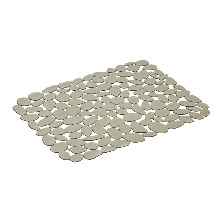 Covoras protectie chiuveta, din plastic gri, rezistent, 40 x 30.5 x 0.16 cm