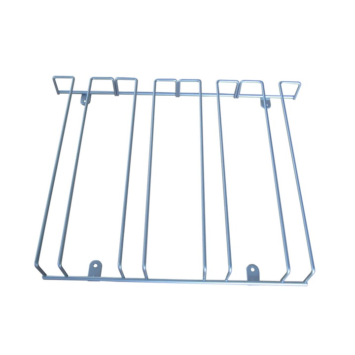 Shopiens® pohártartó, fémből, 36 x 29 x 3,5 cm, szürke