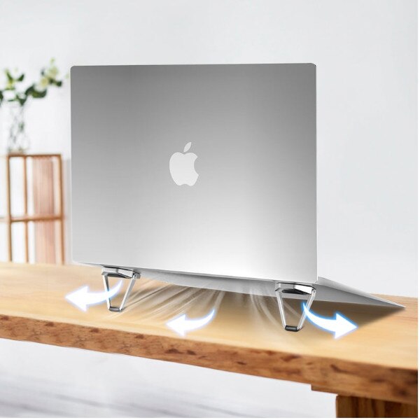 Stand Aluminium MTP Mini pentru laptop, unghi de inclinare reglabila ...