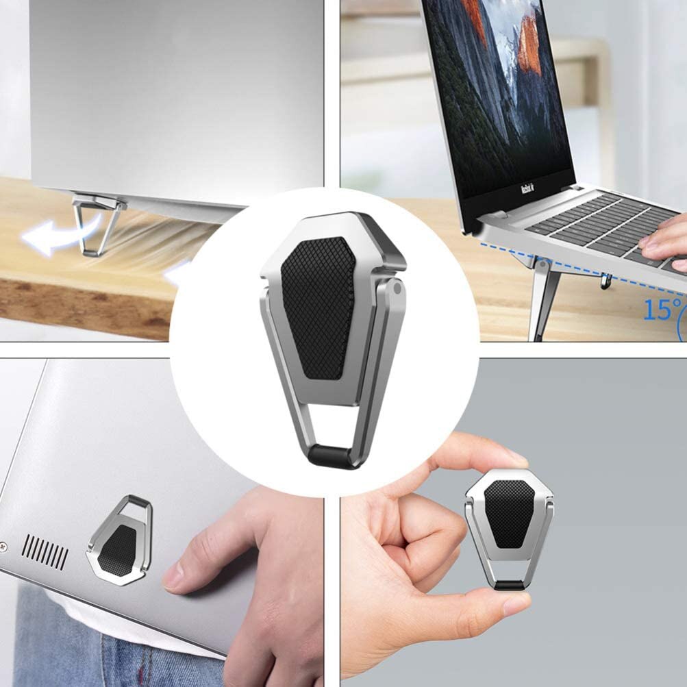 Stand Aluminium MTP Mini pentru laptop, unghi de inclinare reglabila ...