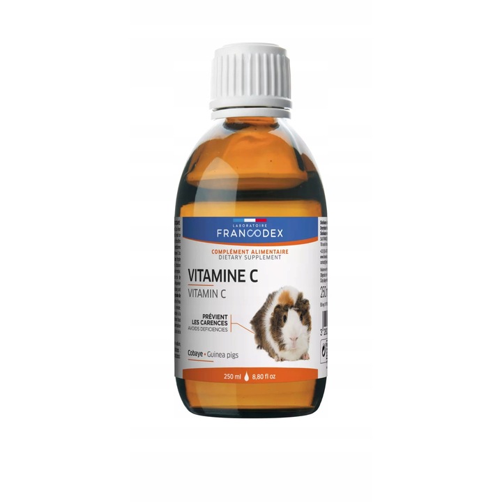 Suplimente pentru rozatoare, Francodex, Vitamina C, 250 ml