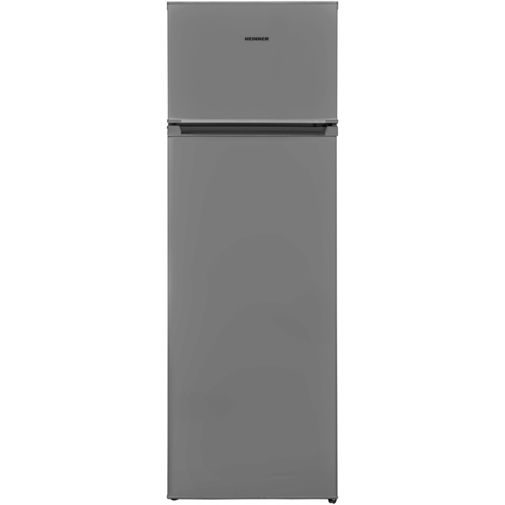Хладилник с две врати Heinner HF-V240SE++, 242 л, Клас Е, Less Frost, H 161 см, Сребрист