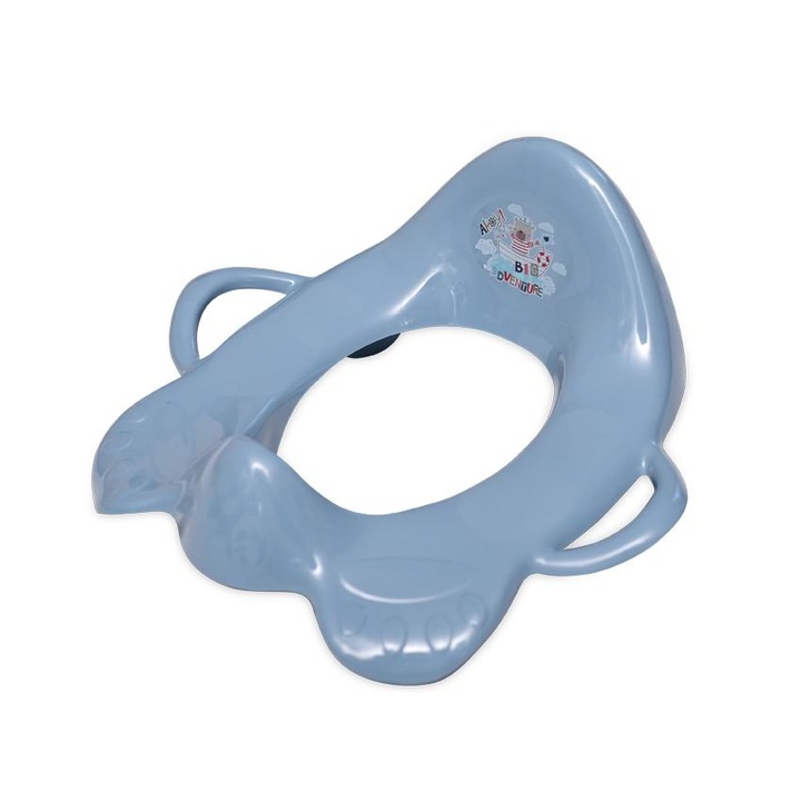 Reductor pentru toaleta, Lorelli, cu manere, Nordic Blue