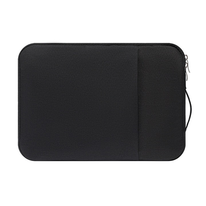 Geanta portabila pentru laptop, 13 inchi, Nylon/Plus, Negru