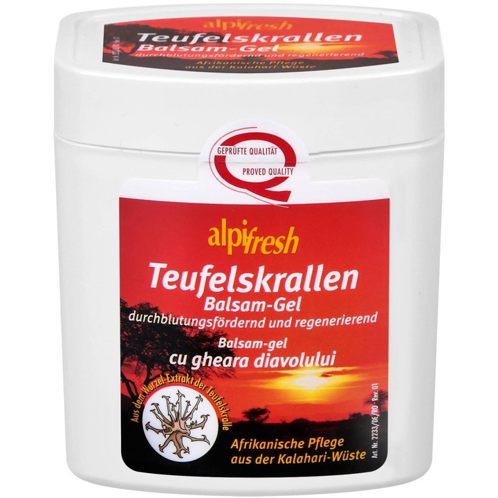 Balsam-Gel cu extract de Gheara Diavolului AlpiFresh, 250ml, Lenhart Kosmetik