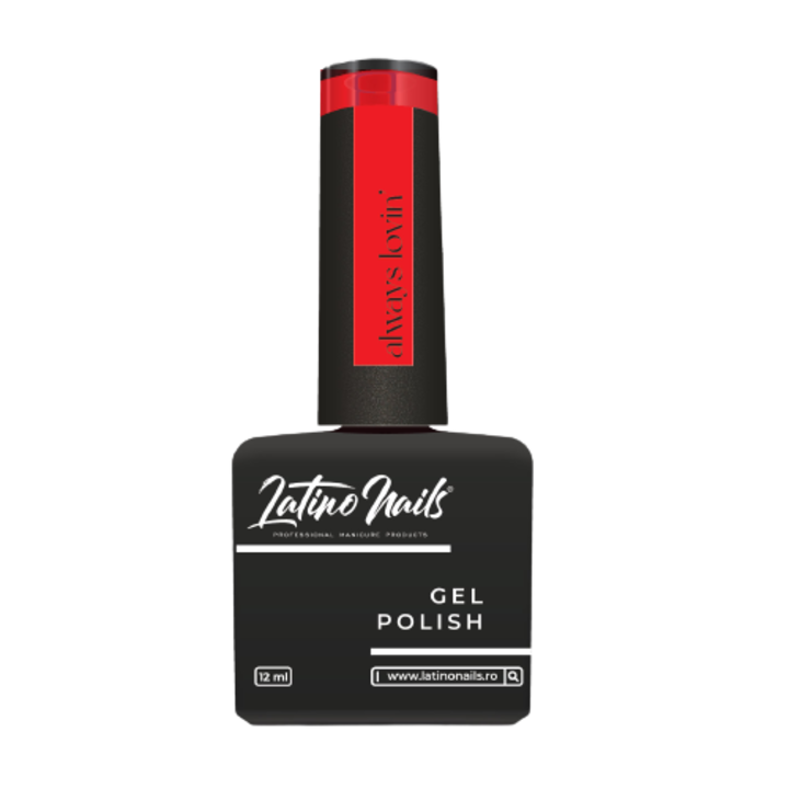 Лак гел Always lovin, Latino Nails, червен, 12 мл