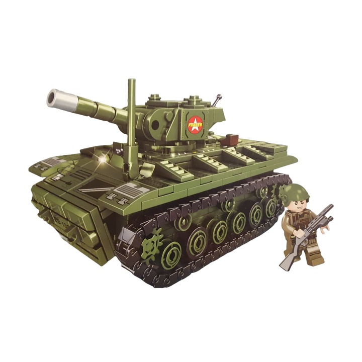 3D puzzle, szovjet tank ww2, 460 darab