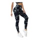 Colanti Fitness Dama Lungi Modelatori Cu Talie Inalta, Elastici, Efect Push Up, Model SEAMLESS TIE DYE, Multicolor, S