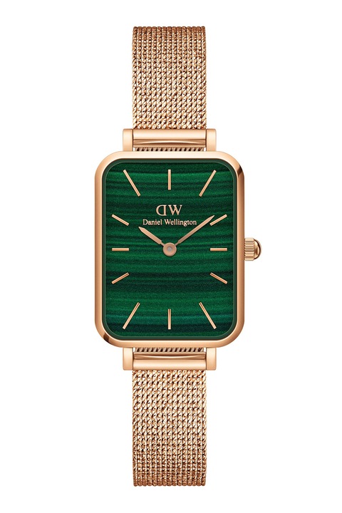 Daniel Wellington, Analóg karóra szögletes tokkal, Vörösaranyszín