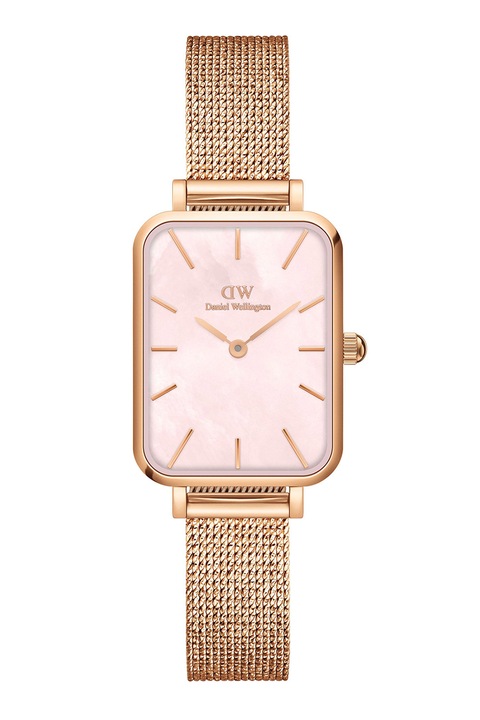 Daniel Wellington, Rozsdamentes acél karóra hálós fémszíjjal, Vörösaranyszín