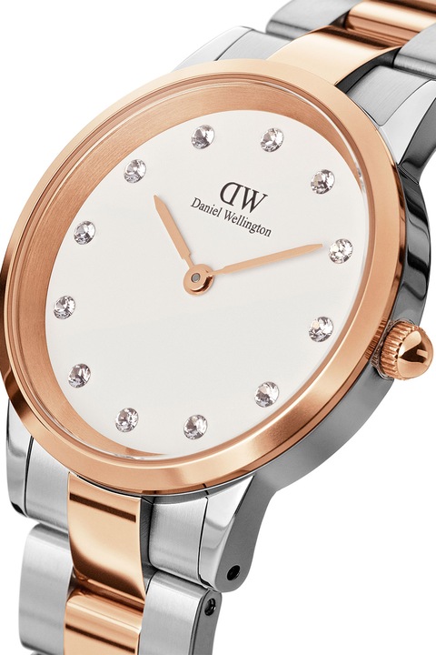 Daniel Wellington, Két színárnyalatú karóra kristályokkal, Ezüstszín, Aranyszín