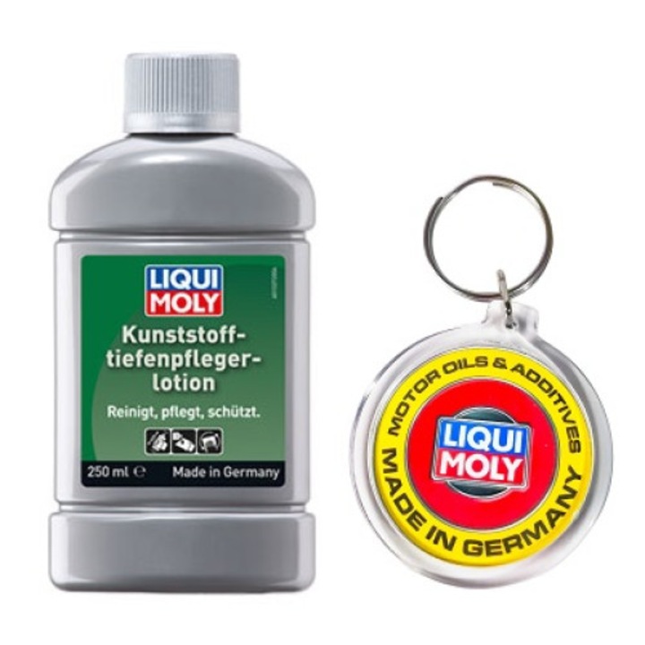 Solutie Intretinere Intensiva A Plasticului 250 Ml si Breloc Personalizat Liqui Moly