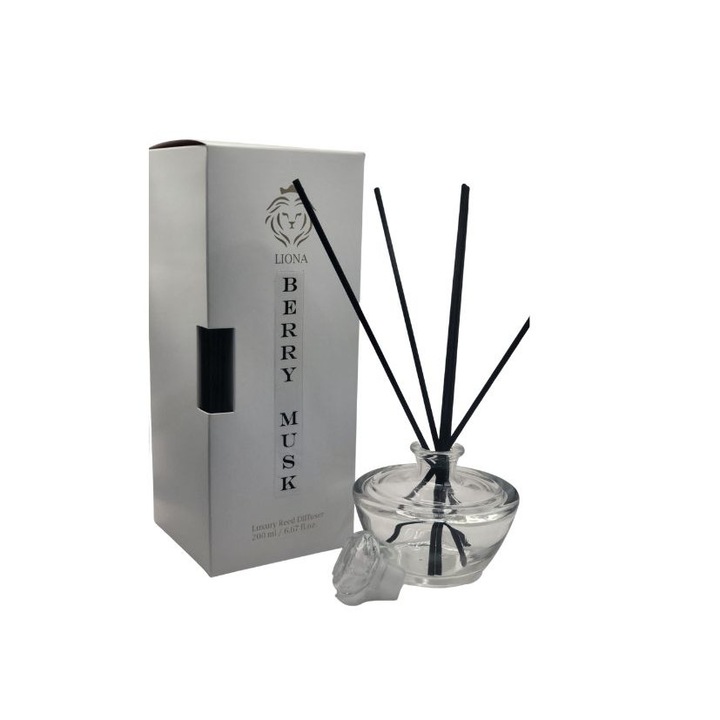 Odorizant de camera cu bete, 200 ml, Berry Musk
