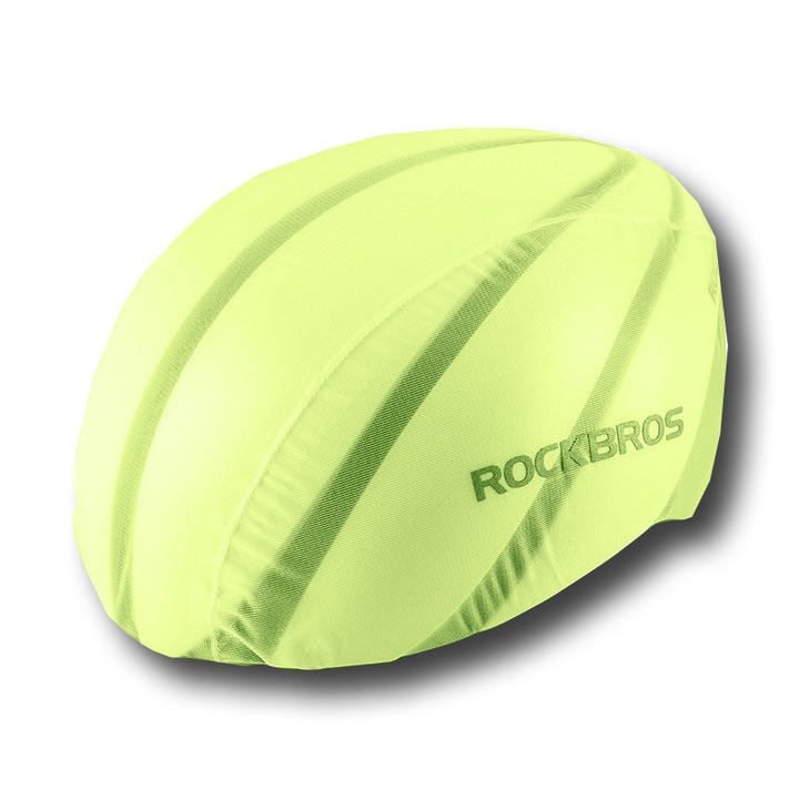 Husa impermeabila pentru casca, Rockbros, Nylon, Verde
