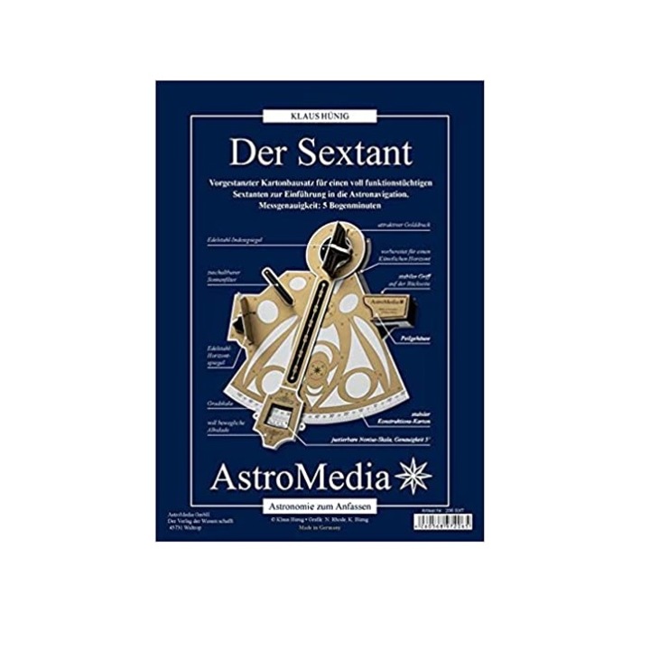 Set educativ astronomie, Sextantul vechilor navigatori, functional, carton,14 ani