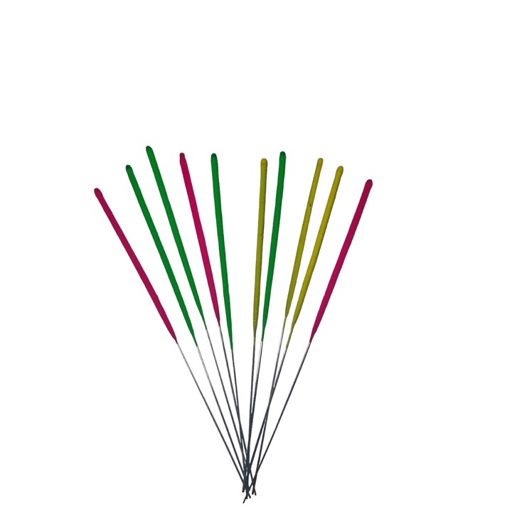 OEM 10 db-os csillogó tűzijáték készlet, színes, 17 cm
