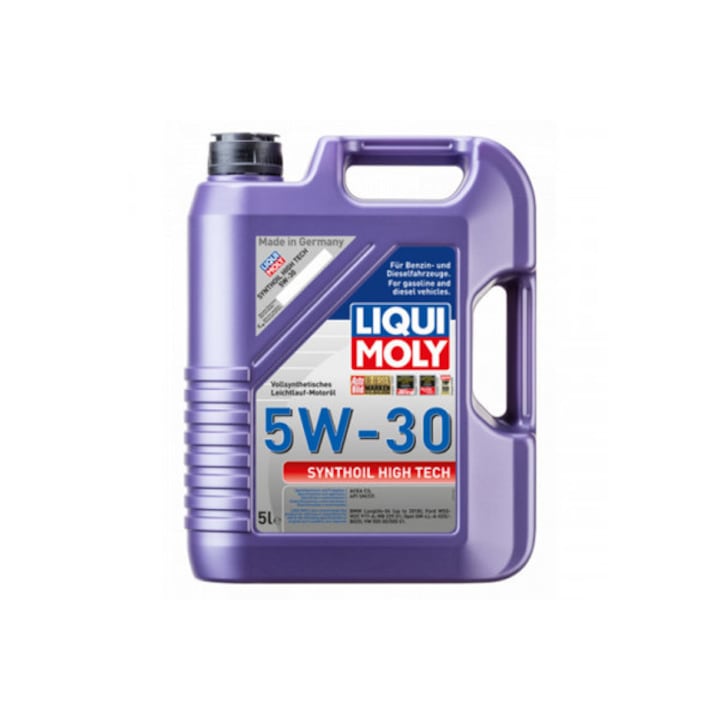 Ulei Liqui Moly Pentru Motor, Synthoil High Tech, 5W30, Sintetic, 5L