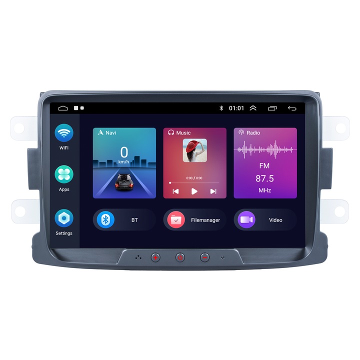 Navigatie auto, Ecran 8 inch, Android11, 2GB RAM, 32 GB Stocare, Procesor QuadCore, dedicata ®️NavStore Dacia Logan 2, Sandero, Duster, Dokker, Renault Kaptur