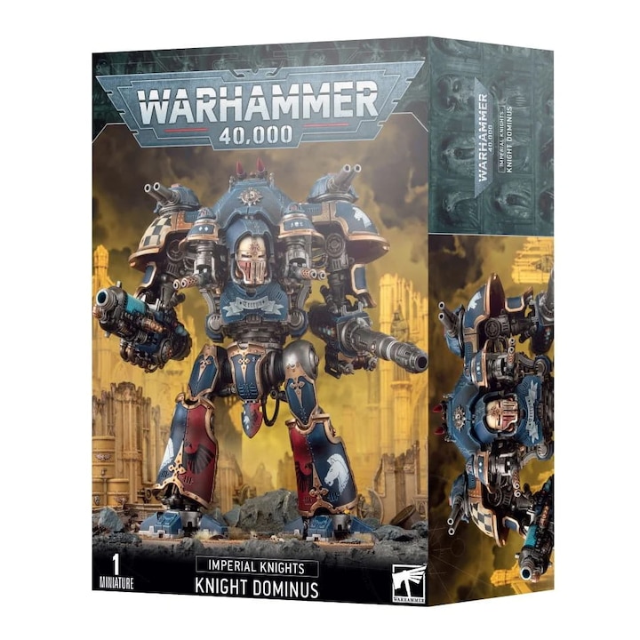 Фигурка на рицар Dominus Valiant Castellan Tyrant, Warhammer 40000, Games Workshop, Размер 32 мм