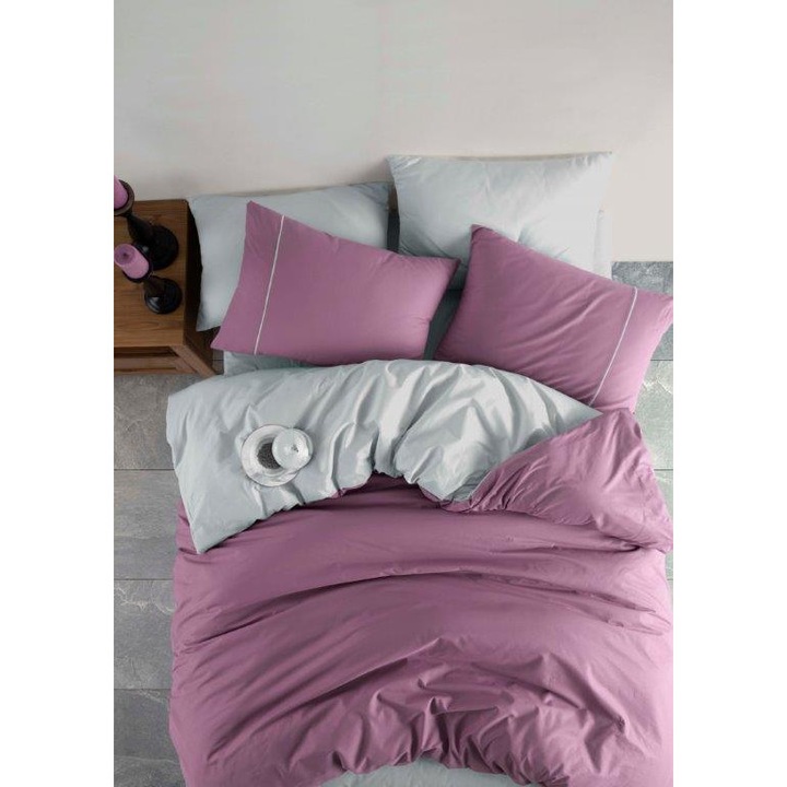 Dupla ágynemű, 100% ranforce pamut, 240x260 cm, 4 db, Bahar Tekstil, London