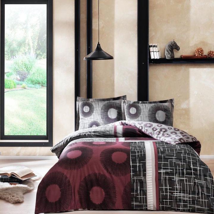 Dupla pamut 100% szatén ágynemű, 4 db, 230x260 cm, TAC, Lionel Bordo