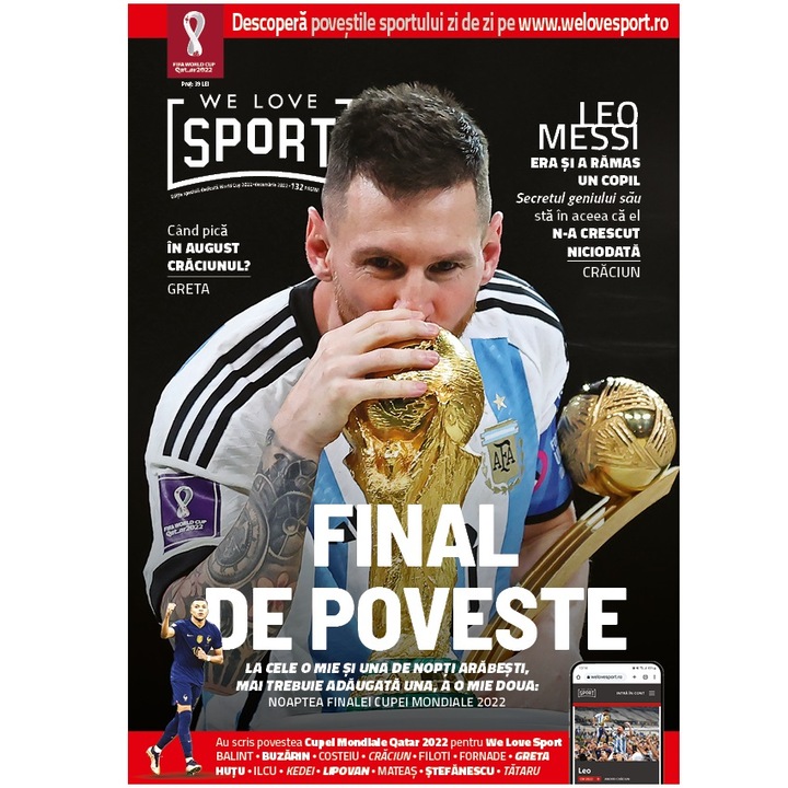 Revista We Love Sport, Cupa Mondiala 2022, 132 pagini