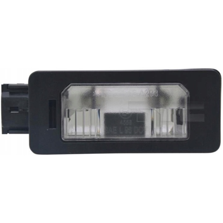 Rendszámtábla világítás BMW 5-höz, fekete/átlátszó