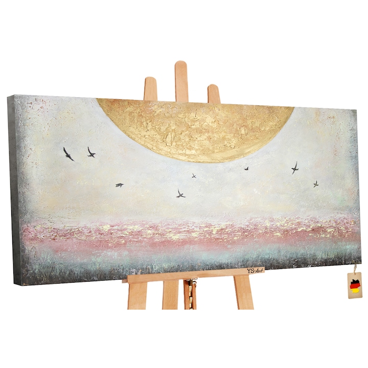 Ръчно рисувана картина "Energy of the Sun" 140х70см
