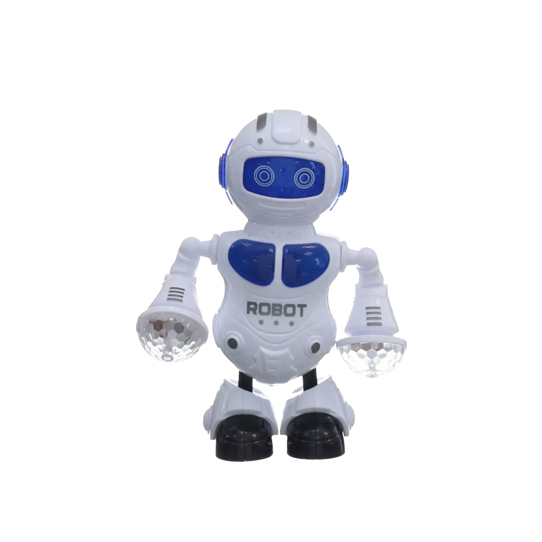 Играчка робот с LED светлини, която танцува и пее, 24 см - eMAG.bg