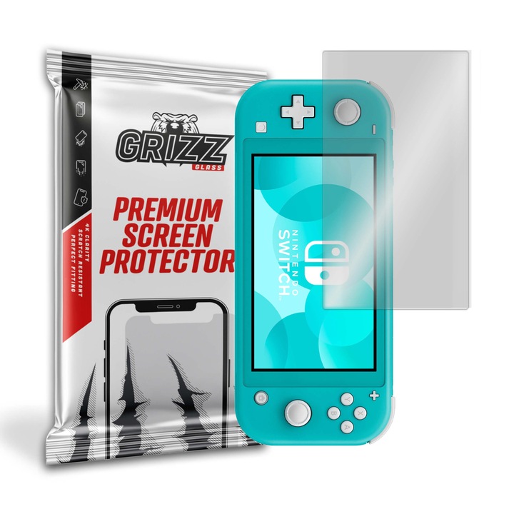 Folie mata de protectie GrizzGlass PaperScreen, pentru Nintendo Switch Lite, Transparent